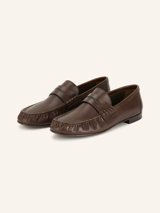 Zdjęcie produktu Brunello Cucinelli Penny Loafers braun CIEMNOBRĄZOWY