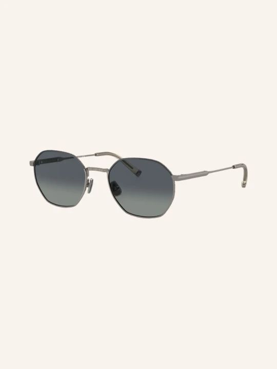 Zdjęcie produktu Brunello Cucinelli Okulary Przeciwsłoneczne bc2003st Intarsia Rays grau szary