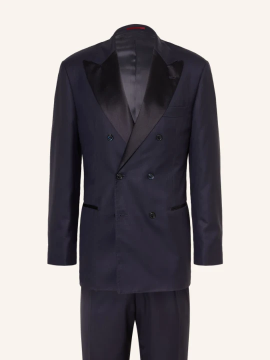 Zdjęcie produktu Brunello Cucinelli Smoking O Kroju Slim Fit blau GRANATOWY