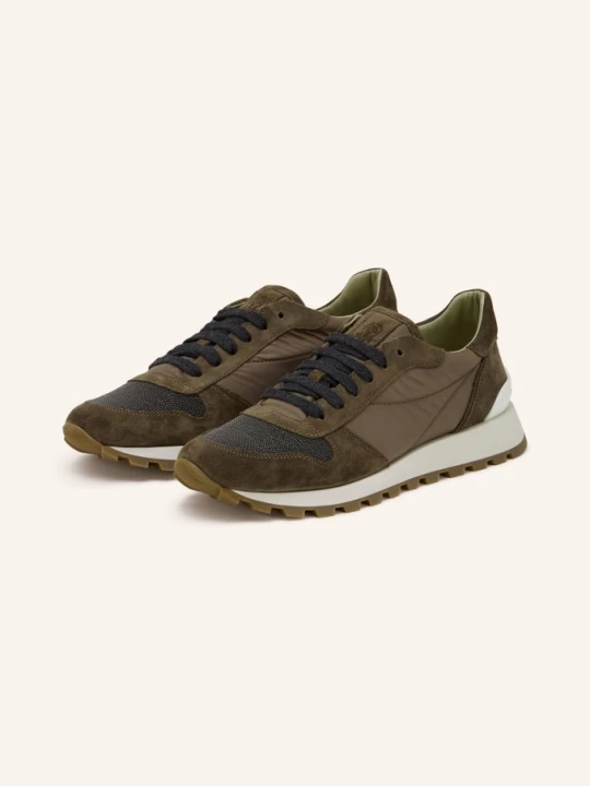 Zdjęcie produktu Brunello Cucinelli Sneakersy Z Kamieniami Ozdobnymi braun