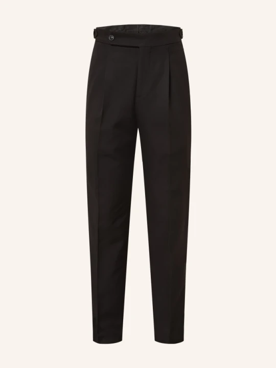 Zdjęcie produktu Brunello Cucinelli Spodnie Smokingowe Regular Fit Z Jedwabiem schwarz CS098 Black