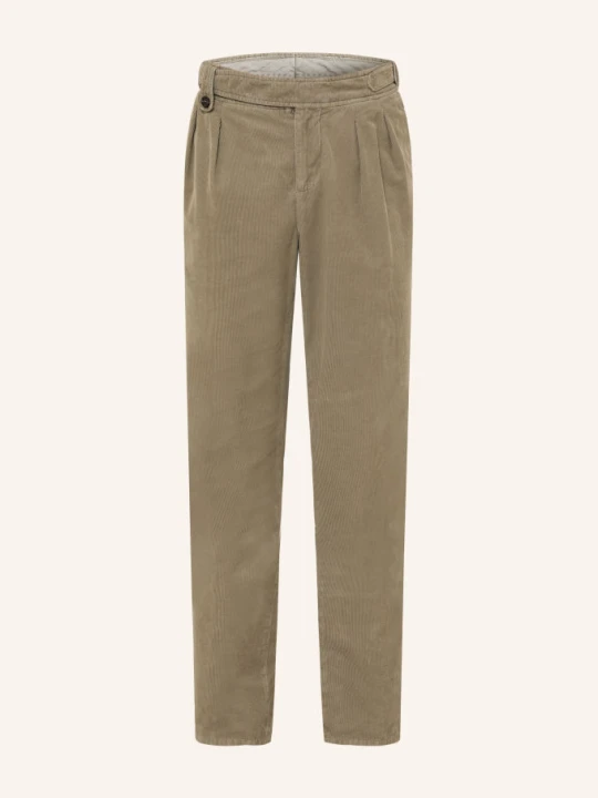 Zdjęcie produktu Brunello Cucinelli Spodnie Z Sztruksu O Kroju Extra Slim Fit gruen KHAKI