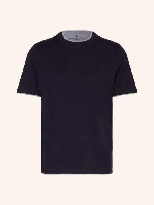 Zdjęcie produktu Brunello Cucinelli T-Shirt blau GRANATOWY