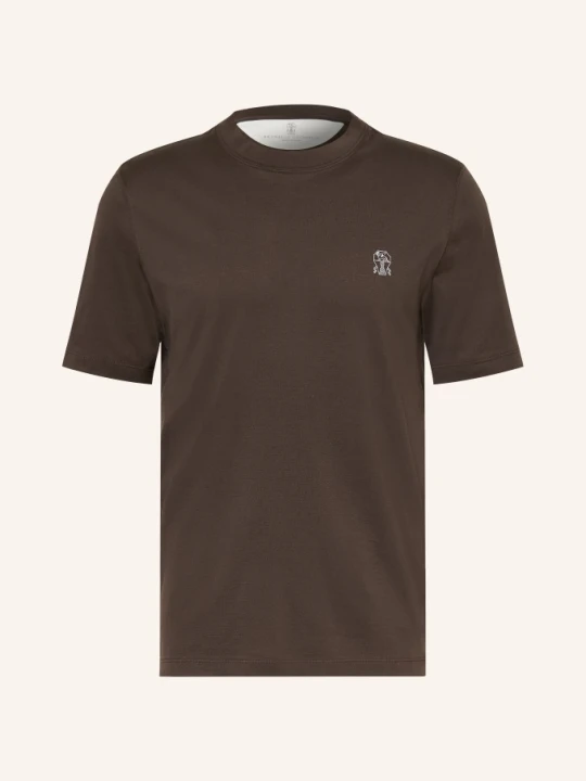 Zdjęcie produktu Brunello Cucinelli T-Shirt braun CIEMNOBRĄZOWY