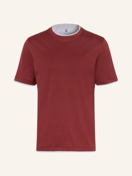 Zdjęcie produktu Brunello Cucinelli T-Shirt rot