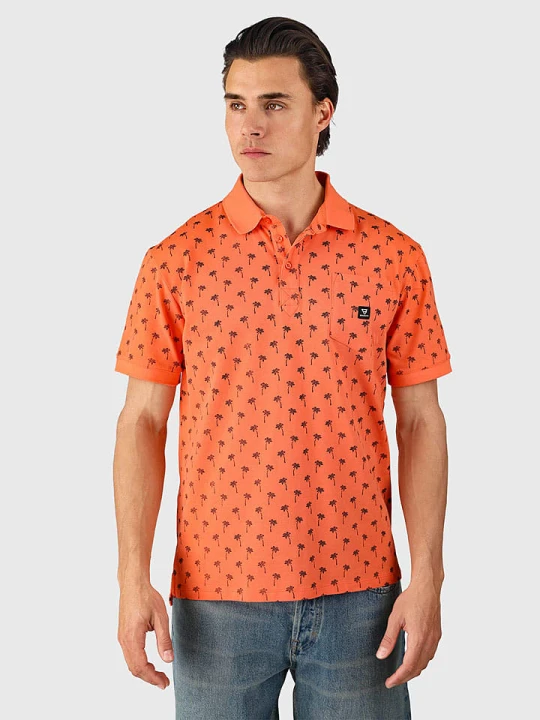Zdjęcie produktu Brunotti Koszulka polo "Addax" w kolorze pomarańczowym rozmiar: 3XL