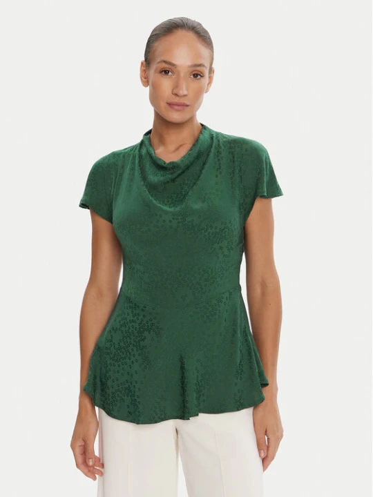 Zdjęcie produktu Bruuns Bazaar Bluzka Bacopa Zimoni BBW4577 Zielony Regular Fit