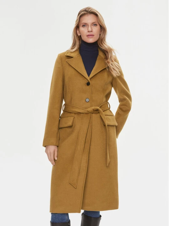 Zdjęcie produktu Bruuns Bazaar Płaszcz wełniany Catarina BBW2508 Brązowy Regular Fit