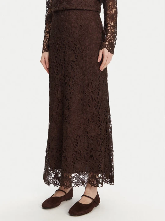 Zdjęcie produktu Bruuns Bazaar Spódnica midi Sago Joanelle BBW4518 Brązowy Regular Fit