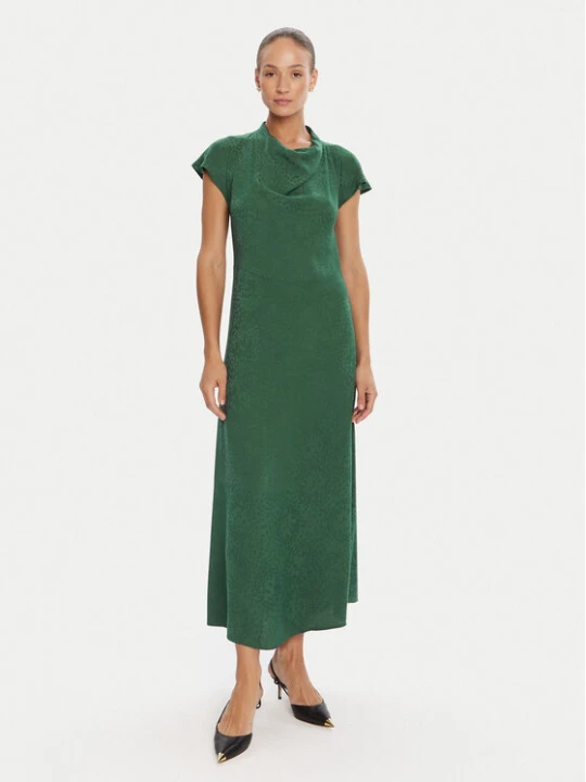 Zdjęcie produktu Bruuns Bazaar Sukienka koktajlowa Bacopa Zimone BBW4576 Zielony Slim Fit