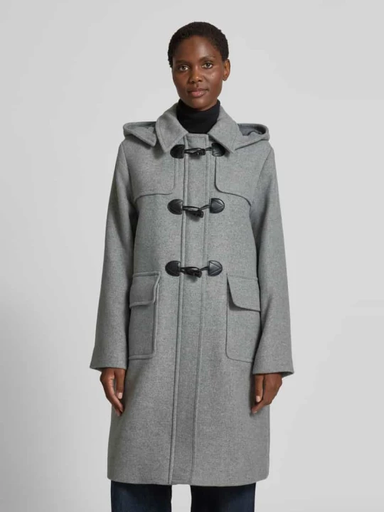 Zdjęcie produktu Budrysówka o kroju comfort fit z mieszanki wełny model ‘MELODY’ Barbour Jasnoszary melanż
