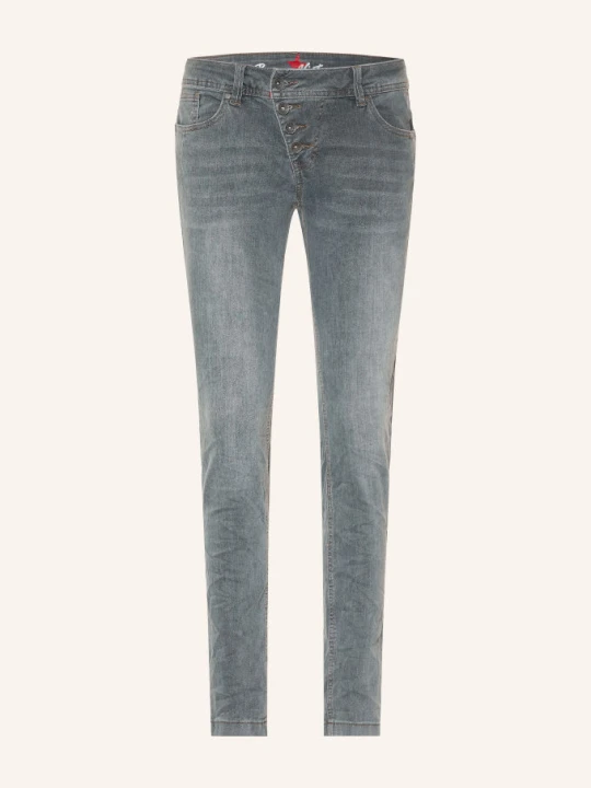 Zdjęcie produktu Buena Vista Jeansy Skinny Malibu Cropped grau 8970 anthracite denim