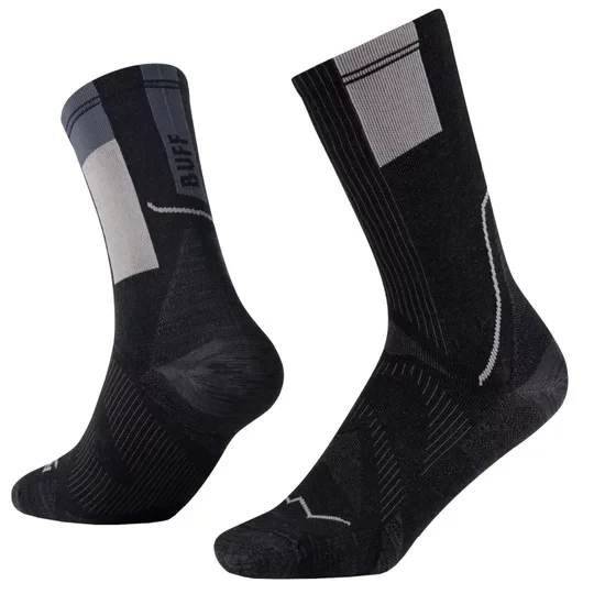 Zdjęcie produktu BUFF Coolnet Crew Socks 137789999, Unisex, Czarne, skarpetki, poliamid, rozmiar: 36-38
