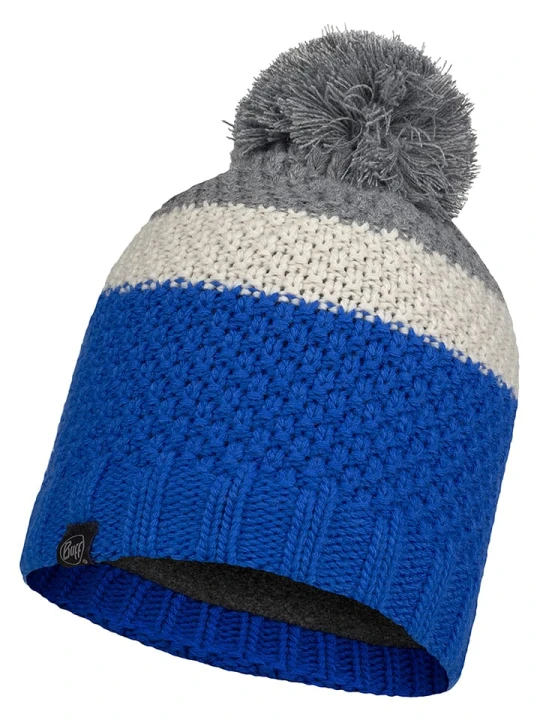 Zdjęcie produktu Buff Czapka dzianinowa "Noel" w kolorze kremowo-niebieskim rozmiar: onesize