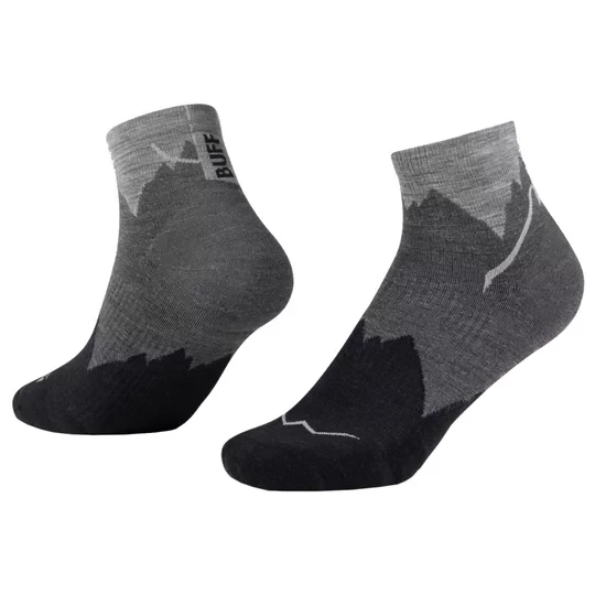 Zdjęcie produktu BUFF Merino Lightweight Quarter Socks 137792999, Unisex, Czarne, skarpetki, poliamid, rozmiar: 36-38