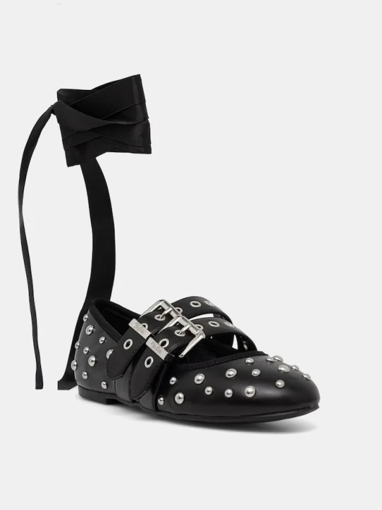 Zdjęcie produktu Buffalo baleriny Daphne Stud czarny