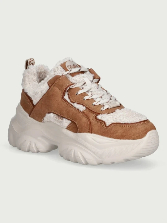 Zdjęcie produktu Buffalo Bliss Warm sneakersy damskie brązowy