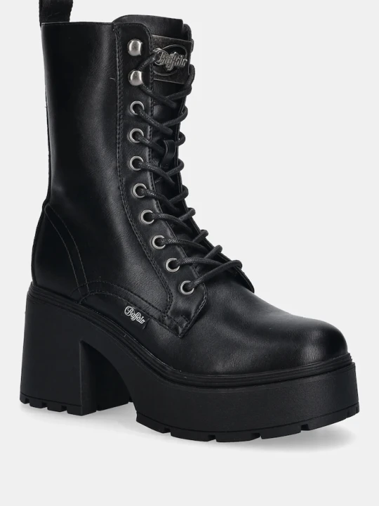 Zdjęcie produktu Buffalo botki Mila Lace Up Mid czarny