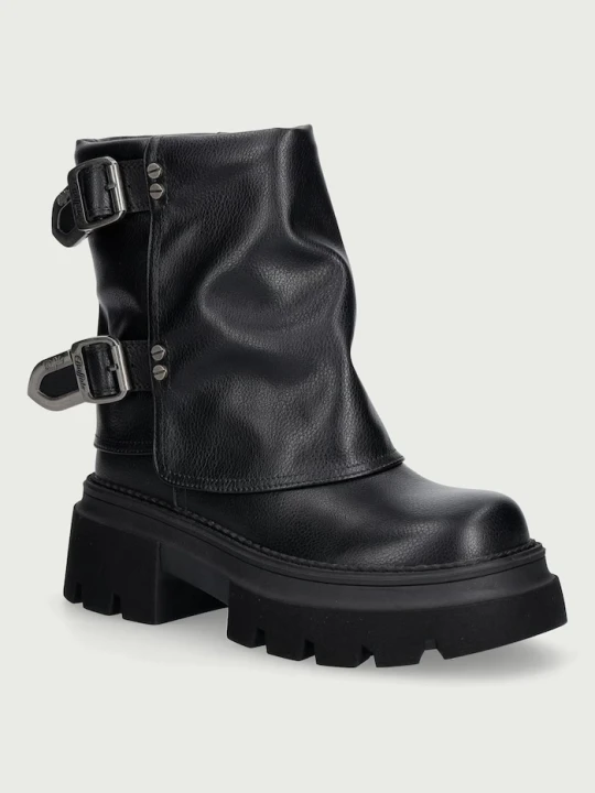 Zdjęcie produktu Buffalo botki motocyklowe damskie Mave Fold Mid czarny