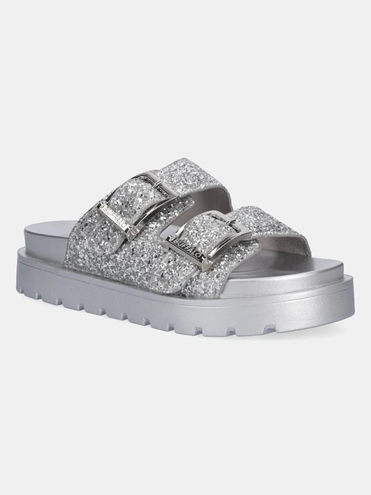 Zdjęcie produktu Buffalo klapki Raya Ari Glam srebrny