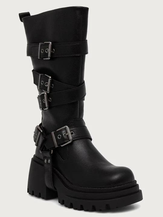 Zdjęcie produktu Buffalo kozaki damskie Bravr Slouchy Boot czarny