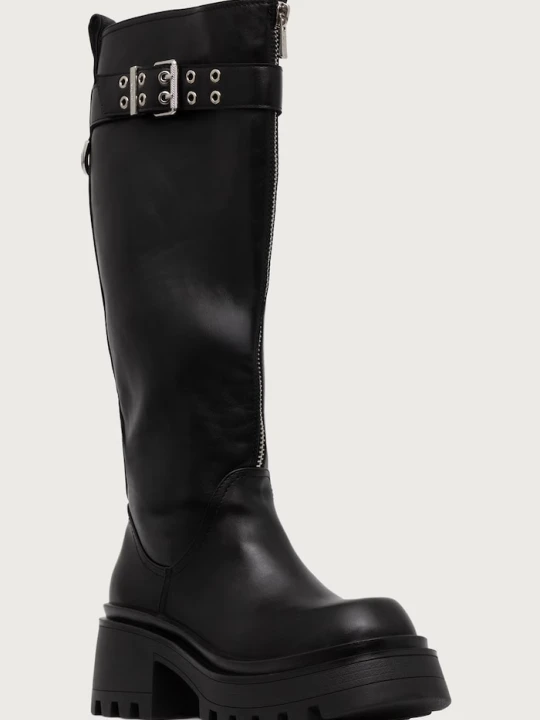 Zdjęcie produktu Buffalo kozaki damskie Liv Zip Boot Hi czarny