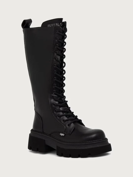 Zdjęcie produktu Buffalo kozaki damskie Mave Lace Up Hi czarny