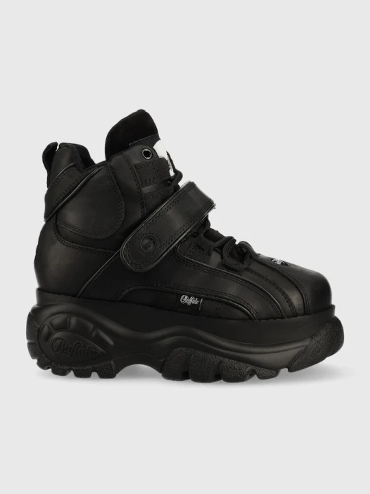 Zdjęcie produktu Buffalo sneakersy skórzane 1348-14 2.0 czarny