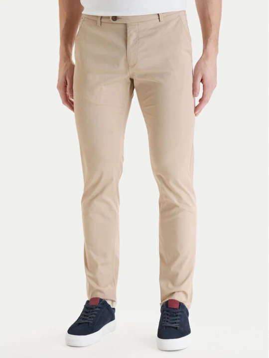 Zdjęcie produktu Bugatti Chinosy 4890-76301C Beżowy Slim Fit