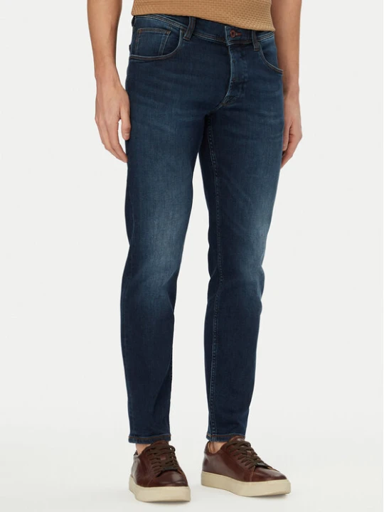 Zdjęcie produktu Bugatti Jeansy 3108D-16671E Granatowy Slim Fit