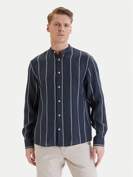 Zdjęcie produktu Bugatti Koszula 9550-78954C Granatowy Casual Fit