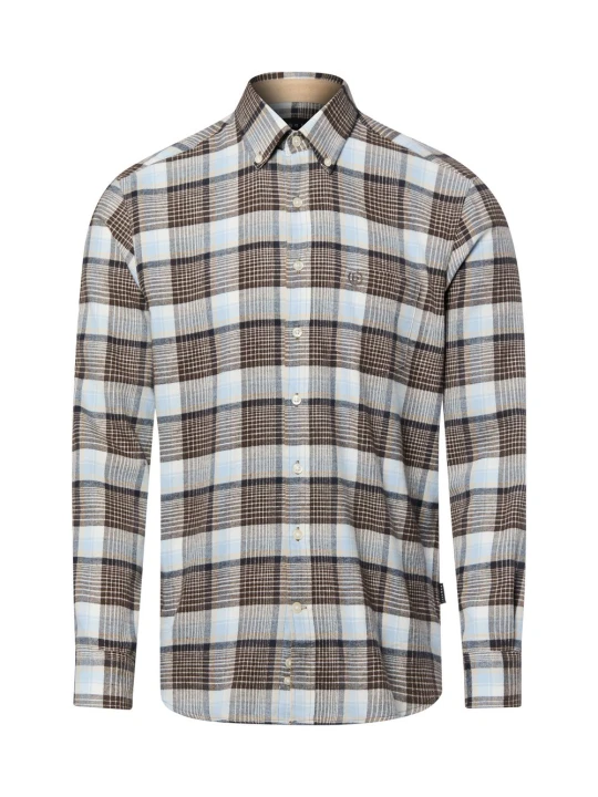 Zdjęcie produktu Bugatti koszula flanelowa Mężczyźni Regular Fit Flanela wielokolorowy