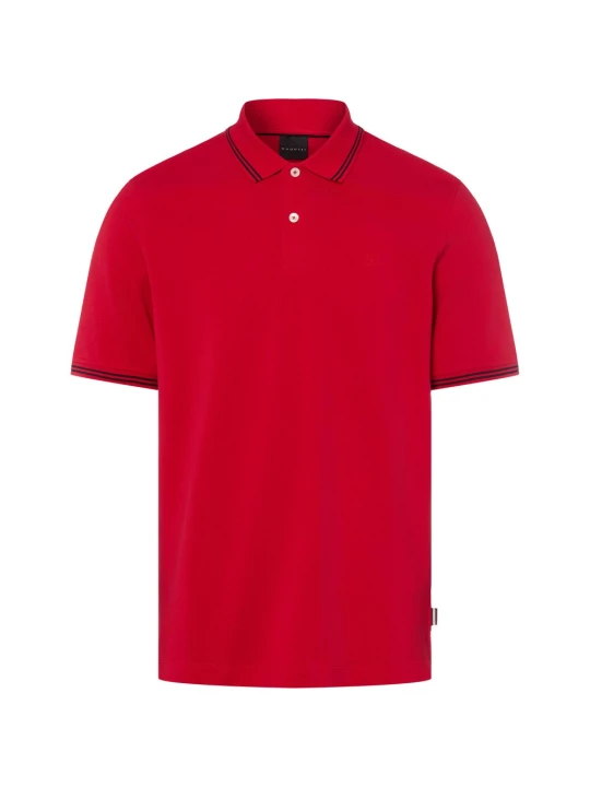 Zdjęcie produktu Bugatti koszulka polo Mężczyźni Bawełna (100%) czerwony