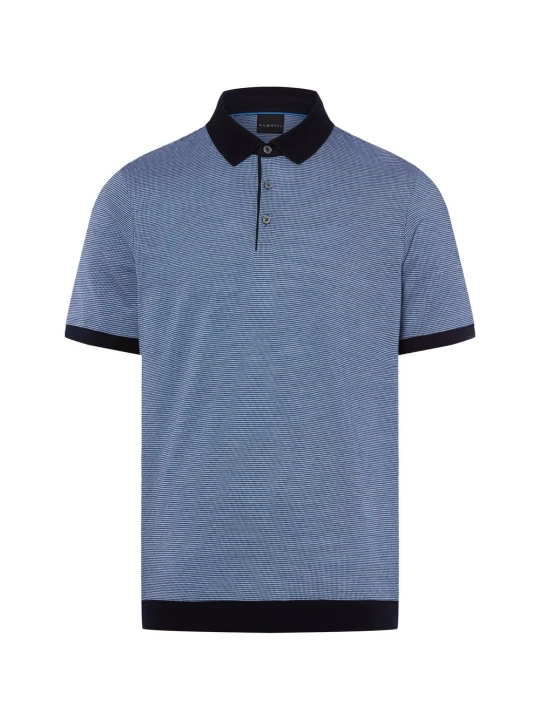 Zdjęcie produktu Bugatti koszulka polo Mężczyźni Bawełna (100%) niebieski