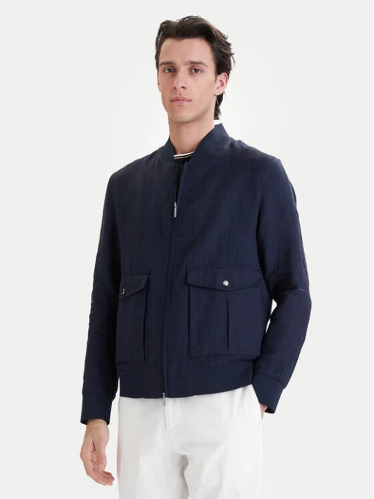 Zdjęcie produktu Bugatti Kurtka bomber 171300-11045 Granatowy Regular Fit