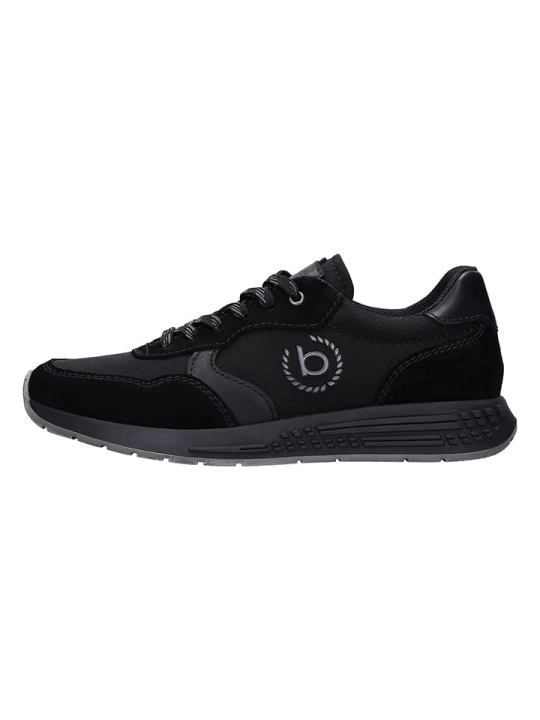 Zdjęcie produktu Bugatti Skórzane sneakersy "Rough" w kolorze czarnym rozmiar: 41