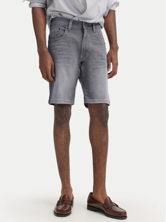 Zdjęcie produktu Bugatti Szorty jeansowe 3138D-76604C D Szary Modern Fit