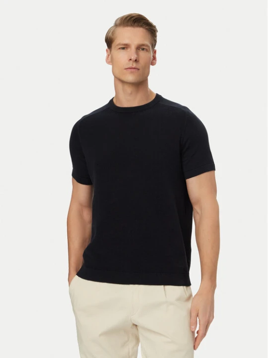 Zdjęcie produktu Bugatti T-Shirt 7200-15534E Granatowy Regular Fit