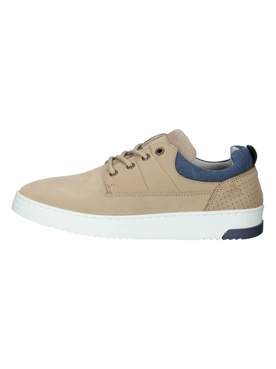 Zdjęcie produktu Bullboxer Skórzane sneakersy w kolorze beżowym rozmiar: 41