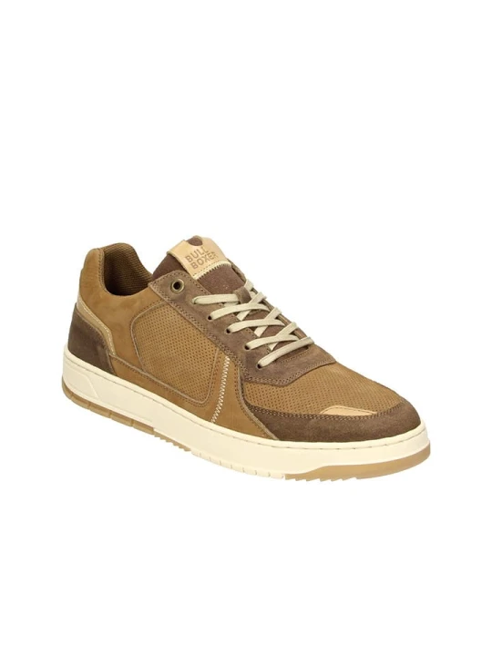 Zdjęcie produktu Bullboxer Skórzane sneakersy w kolorze jasnobrązowym rozmiar: 43