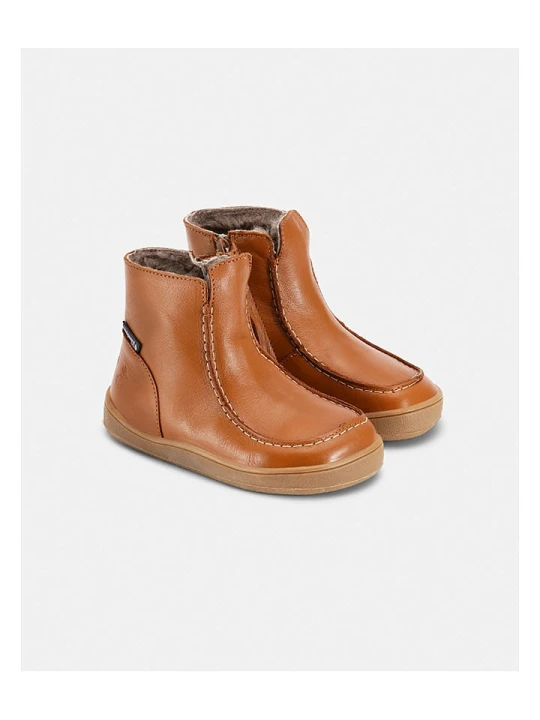 Zdjęcie produktu Bundgaard Skórzane botki zimowe "Mocca" w kolorze jasnobrązowym rozmiar: 23