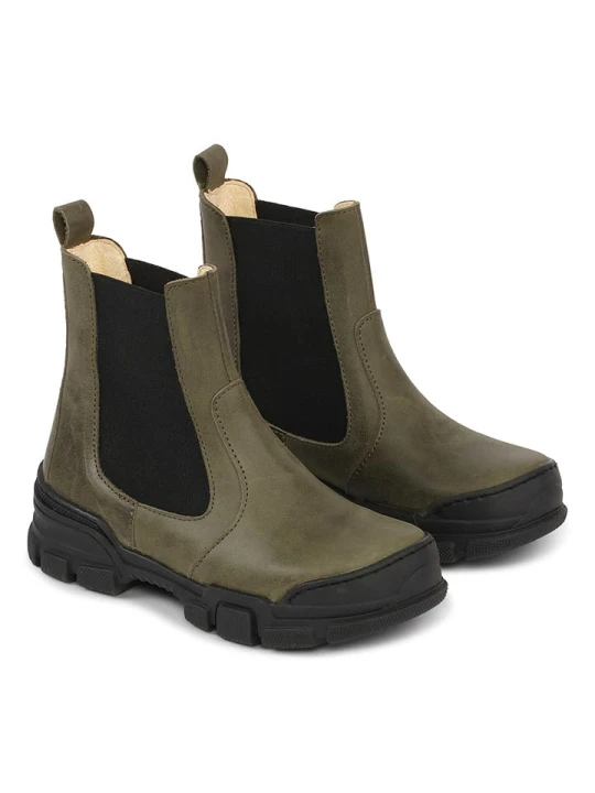 Zdjęcie produktu Bundgaard Skórzane sztyblety "Natasja" w kolorze khaki rozmiar: 30