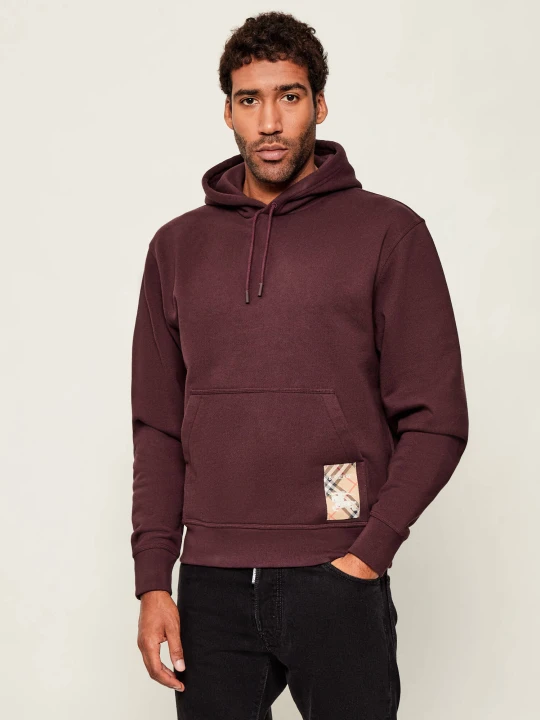 Zdjęcie produktu Burberry Bluza LUKA LBL | Regular Fit bordowy