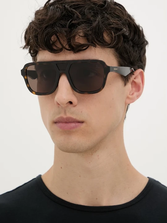 Zdjęcie produktu Burberry okulary przeciwsłoneczne męskie brązowy
