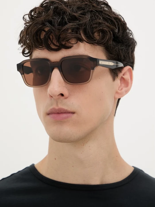 Zdjęcie produktu Burberry okulary przeciwsłoneczne męskie brązowy