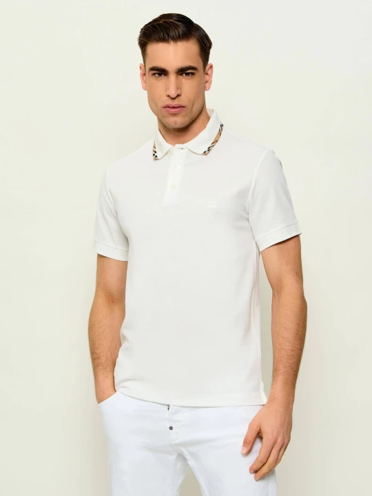 Zdjęcie produktu Burberry Polo EDDIE | Slim Fit biały