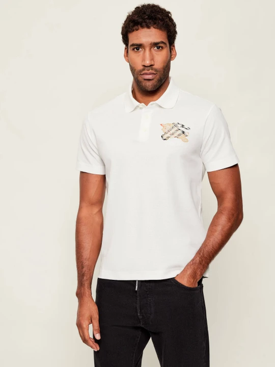 Zdjęcie produktu Burberry Polo EVAN EKD | Slim Fit biały