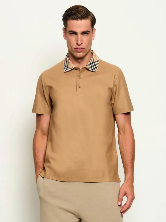 Zdjęcie produktu Burberry Polo M:Evan | Regular Fit beżowy