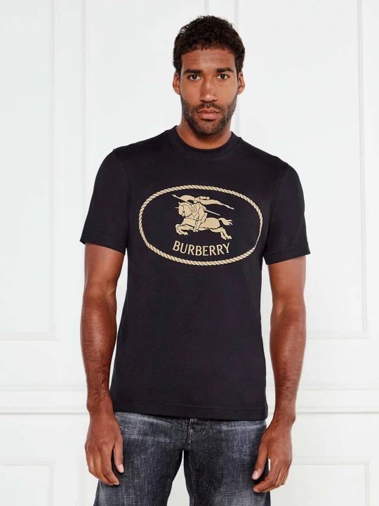 Zdjęcie produktu Burberry T-shirt Knight Stamp | Slim Fit czarny