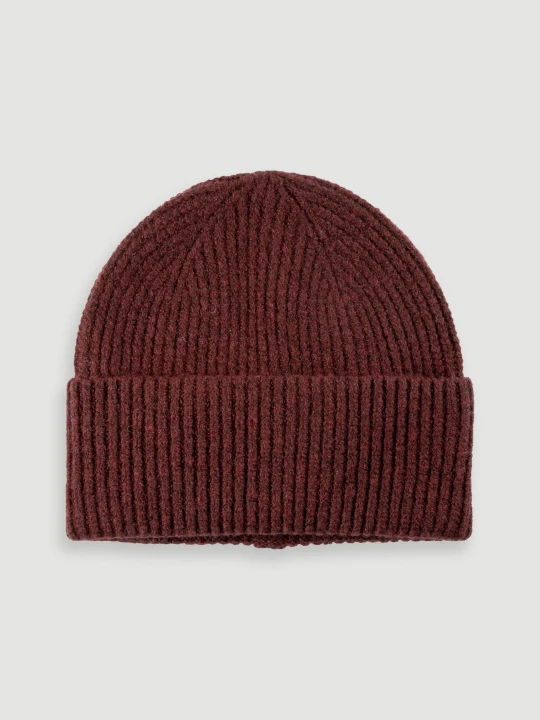 Zdjęcie produktu Burgundowa czapka beanie TOP SECRET Bordo